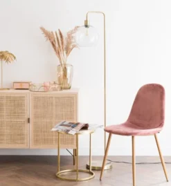 Maisons Du Monde Lampadaires Lampadaire Globe En Verre Et Métal Doré H155 -Luminaires Soldes 202 lampadaire globe en verre et metal dore h155 1000 4 23 201046 3