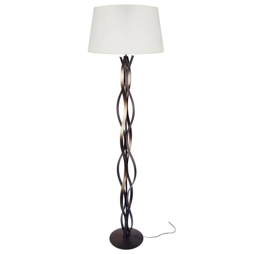 Tosel Lampadaires Lampadaire Métal Bronze 4 Tosel Lampadaires Lampadaire Métal Bronze – Image 2