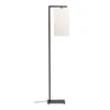 It's About Romi Lampadaires Lampadaire Noir Avec Abat-jour Blanc H160cm -Luminaires Soldes 202 lampadaire noir avec abat jour blanc h160cm