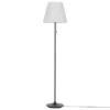 Beliani Lampes à Poser Lampadaire Noir Et Blanc En Métal -Luminaires Soldes 202 lampadaire noir et blanc en metal