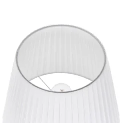 Beliani Lampes à Poser Lampadaire Noir Et Blanc En Métal -Luminaires Soldes 202 lampadaire noir et blanc en metal 2