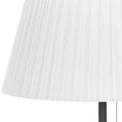 Beliani Lampes à Poser Lampadaire Noir Et Blanc En Métal -Luminaires Soldes 202 lampadaire noir et blanc en metal 3