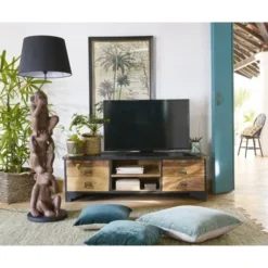 Maisons Du Monde Lampadaires Lampadaire Singe Et Abat-jour Noir H156 -Luminaires Soldes 202 lampadaire singe et abat jour noir h156 1000 15 27 177393 2