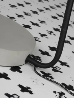 It's About Romi Lampadaires Lampadaire Sur Pied Noir H146cm -Luminaires Soldes 202 lampadaire sur pied noir h146cm 3