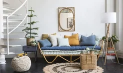 Maisons Du Monde Lampadaires Lampadaire Trépied En Bambou Abat-jour Blanc H154 -Luminaires Soldes 202 lampadaire trepied en bambou abat jour blanc h154 1000 0 39 201144 3