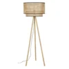 Maisons Du Monde Lampadaires Lampadaire Trépied En Bois De Chêne Et Abat-jour Cannage En Fibre Végétale -Luminaires Soldes 202 lampadaire trepied en bois de chene et abat jour cannage en fibre vegetale 1000 5 36 222994 1