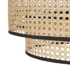 Maisons Du Monde Lampadaires Lampadaire Trépied En Bois De Chêne Et Abat-jour Cannage En Fibre Végétale -Luminaires Soldes 202 lampadaire trepied en bois de chene et abat jour cannage en fibre vegetale 1000 5 36 222994 4