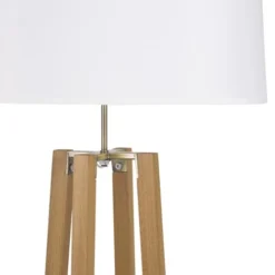 Maisons Du Monde Lampadaires Lampadaire Trépied En Chêne Et Abat-jour Blanc H160 -Luminaires Soldes 202 lampadaire trepied en chene et abat jour blanc h160 1000 0 16 174471 2