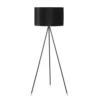 Maisons Du Monde Lampadaires Lampadaire Trépied En Métal Doré Et Noir, Abat-jour En Velours Noir H152 -Luminaires Soldes 202 lampadaire trepied en metal dore et noir abat jour en velours noir h152 1000 3 23 226630 1