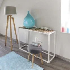 Maisons Du Monde Lampadaires Lampadaire Trépied En Paulownia Et Abat-jour Gris H150 -Luminaires Soldes 202 lampadaire trepied en paulownia et abat jour gris h150 1000 10 16 146550 9