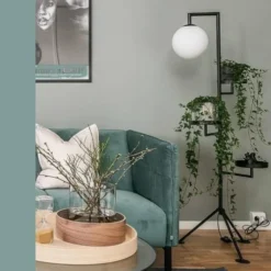 Globen Lighting Lampadaires Lampadaire Tripode Avec Tablettes H153cm -Luminaires Soldes 202 lampadaire tripode avec tablettes h153cm 2