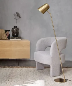 Maisons Du Monde Lampadaires Lampadaire Vintage En Métal Doré H140 -Luminaires Soldes 202 lampadaire vintage en metal dore h140 1000 4 14 189639 9