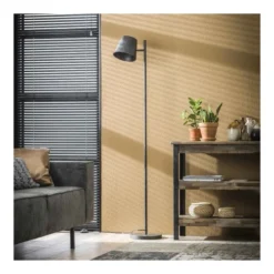 Lampea Lampadaires Lampadaire Vintage En Métal Noir 157 Cm -Luminaires Soldes 202 lampadaire vintage en metal noir 157 cm 2