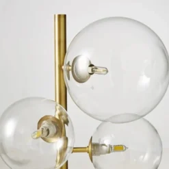 Maisons Du Monde Lampes à Poser Lampe 6 Globes En Verre Et Métal Doré -Luminaires Soldes 202 lampe 6 globes en verre et metal dore 1000 0 25 190757 5