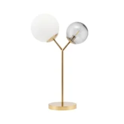 House Doctor Lampes à Poser Lampe à Poser 2 Lumières Métal/verre Noir H56cm -Luminaires Soldes 202 lampe a poser 2 lumieres metal verre or h56cm