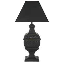 Maisons Du Monde Lampes à Poser Lampe à Poser Avec Pied Sculpté Noire