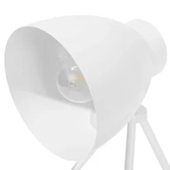 Beliani Lampes à Poser Lampe à Poser Blanc -Luminaires Soldes 202 lampe a poser blanc 2