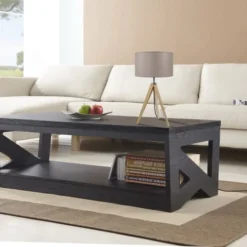 Tosel Lampes à Poser Lampe A Poser Bois Naturel Et Taupe -Luminaires Soldes 202 lampe a poser bois naturel et taupe 3