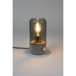 Drawer Lampes à Poser Lampe à Poser Design En Béton Gris -Luminaires Soldes 202 lampe a poser design en beton gris 2