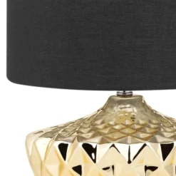 Beliani Lampes à Poser Lampe à Poser Dorée -Luminaires Soldes 202 lampe a poser doree 4