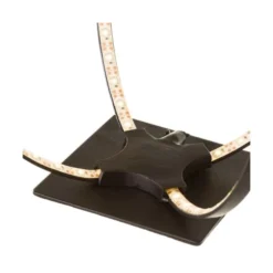 Wadiga Lampes à Poser Lampe à Poser Double Cercle Lumineux Led Métal Noir -Luminaires Soldes 202 lampe a poser double cercle lumineux led metal noir 3