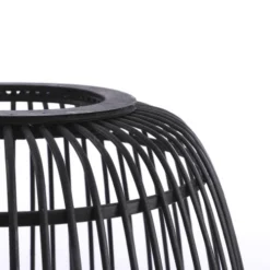 Mica Decorations Lampes à Poser Lampe à Poser En Bambou Et Métal Noir -Luminaires Soldes 202 lampe a poser en bambou et metal noir 2