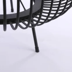 Mica Decorations Lampes à Poser Lampe à Poser En Bambou Et Métal Noir -Luminaires Soldes 202 lampe a poser en bambou et metal noir 3