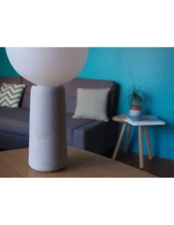 Gone's Lampes à Poser Lampe à Poser En Béton Avec Ampoule Effet Porcelaine -Luminaires Soldes 202 lampe a poser en beton avec ampoule effet porcelaine 2