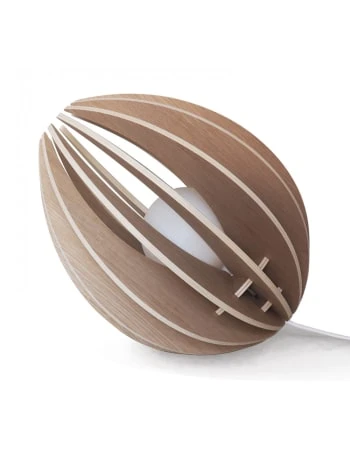 Gone's Lampes à Poser Lampe à Poser En Bois Avec Fil Noir Sans Ampoule 5 Gone's Lampes à Poser Lampe à Poser En Bois Avec Fil Noir Sans Ampoule – Image 3