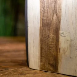 Pirouette Paris Lampes à Poser Lampe à Poser En Bois De Suar Abat-jour Noir -Luminaires Soldes 202 lampe a poser en bois de suar abat jour noir 2