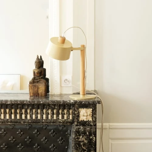 DIZY Design Lampes à Poser Lampe à Poser En Chêne Et Métal Vernis BRUT 4 DIZY Design Lampes à Poser Lampe à Poser En Chêne Et Métal Vernis BRUT – Image 2