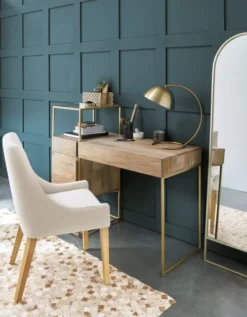 Maisons Du Monde Lampes à Poser Lampe à Poser En Métal Doré Brossé H46 -Luminaires Soldes 202 lampe a poser en metal dore brosse h46 1000 4 3 210702 5