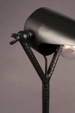 Dutchbone Lampes à Poser Lampe à Poser En Métal Noir -Luminaires Soldes 202 lampe a poser en metal noir 3