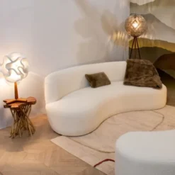 Now’s Home Lampes à Poser Lampe à Poser En Zipper Ivoire Pied En Teck H64 -Luminaires Soldes 202 lampe a poser en zipper ivoire pied en teck h64 2