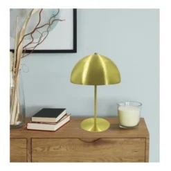 Lampea Lampes à Poser Lampe à Poser Industrielle En Métal Doré 33 Cm -Luminaires Soldes 202 lampe a poser industrielle en metal dore 33 cm 2