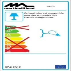 Martinelli Luce Lampes à Poser Lampe à Poser Jaune H28cm -Luminaires Soldes 202 lampe a poser jaune h28cm 3