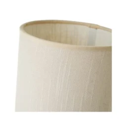 Wadiga Lampes à Poser Lampe à Poser Métal Noir Et Abat-jour Blanc - 15x15x29.5cm -Luminaires Soldes 202 lampe a poser metal noir et abat jour blanc 15x15x29 5cm 3