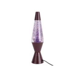 Leitmotiv Lampes à Poser Lampe à Poser Pailletées H. 37 Cm Vert -Luminaires Soldes 202 lampe a poser pailletees h 37 cm violet