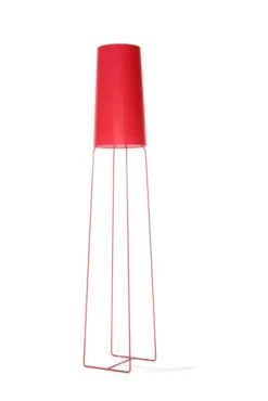 Frau Maier Lampadaires Lampe à Poser Slimsophie Tissus Rouge 33x176x33 Cm -Luminaires Soldes 202 lampe a poser slimsophie tissus rouge 33x176x33 cm 4