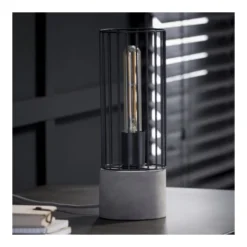 Lampea Lampes à Poser Lampe à Poser Vintage En Métal Béton 34 Cm -Luminaires Soldes 202 lampe a poser vintage en metal beton 34 cm 2