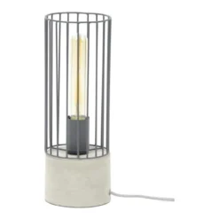 Lampea Lampes à Poser Lampe à Poser Vintage En Métal Béton 34 Cm