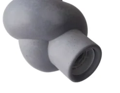 Gone's Lustres Lampe à Suspendre En Béton Et Bois Cordon Blanc -Luminaires Soldes 202 lampe a suspendre en beton et bois cordon blanc 2