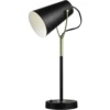 ATHM DESIGN Lampes à Poser Lampe Abat Jour Et Pied Métal Noir -Luminaires Soldes 202 lampe abat jour et pied metal noir 8
