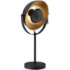ATHM DESIGN Lampes à Poser Lampe Abat Jour Métal Noir Pied Métal -Luminaires Soldes 202 lampe abat jour metal noir pied metal