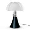 Martinelli Luce Lampes à Poser Lampe Ampoules LED Pied Télescopique Noir H66-86cm -Luminaires Soldes 202 lampe ampoules led pied telescopique noir h66 86cm