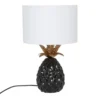 Maisons Du Monde Lampes à Poser Lampe Ananas En Céramique Noire Et Métal Doré, Et Abat-jour En Lin Blanc -Luminaires Soldes 202 lampe ananas en ceramique noire et metal dore et abat jour en lin blanc 1000 8 32 227213 1