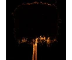 Meubles & Design Lampes à Poser Lampe Art Déco Abat-jour Plumes Et Pied Métal Doré -Luminaires Soldes 202 lampe art deco abat jour plumes et pied metal dore 1