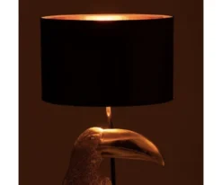 Meubles & Design Lampes à Poser Lampe Art Déco Forme Toucan Résine Doré -Luminaires Soldes 202 lampe art deco forme toucan resine dore 3