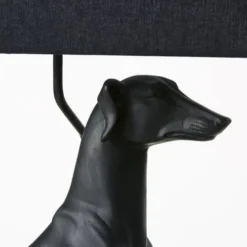 Maisons Du Monde Lampes à Poser Lampe Chien Et Abat-jour Noirs -Luminaires Soldes 202 lampe chien et abat jour noirs 1000 10 21 200593 3