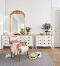 Maisons Du Monde Lampes à Poser Lampe Classique Sculptée Doré Vieilli Et Coton Blanc -Luminaires Soldes 202 lampe classique sculptee dore vieilli et coton blanc 1000 3 16 165328 18